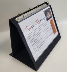 Flipchart A4 quer - für Rezeptesammlung
