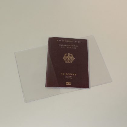 Reisepasshüllen 20 x 13,8 cm 8 cm transparent