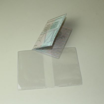 Kfz-Schein-Hülle transparent 2-teilig 16,4 x 12 cm
