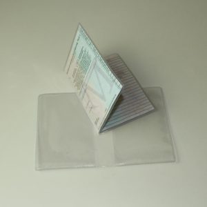 Kfz-Schein-Hülle transparent 2-teilig 16,4 x 12 cm