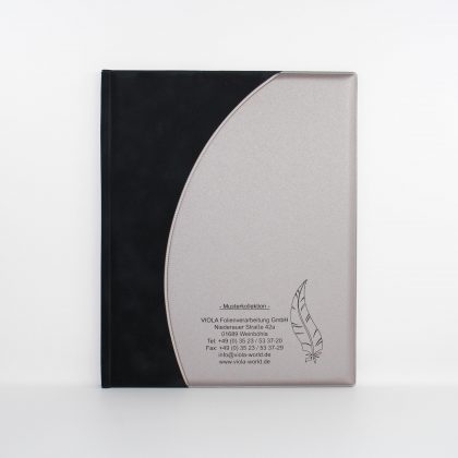 Kondolenzmappe A4 - Design Bogen 1.1 - Feder