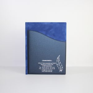 Kondolenzmappe A5 - Design Welle - 3.1 - Feder