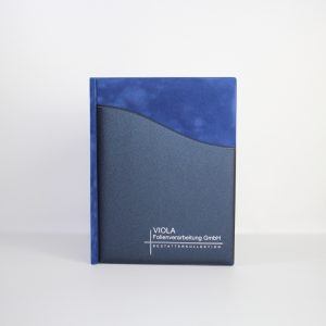 Kondolenzmappe A5 - Design Welle - 3.1 - Kreuz