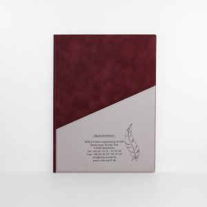 Kondolenzlistenmappe A4 – Design Ecke – SPECIAL/FLOCK 3.1