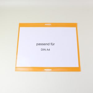 Gerüstschildtasche DIN A4 gelb