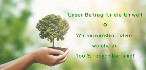 Unser Beitrag für die Umwelt!