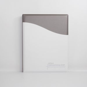 Kondolenz-Ringbuch A4 - Design Welle 3.2 - Kreuz