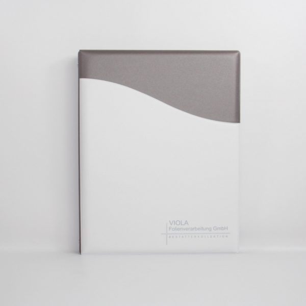 Kondolenz-Ringbuch A4 - Design Welle 3.2 - Kreuz