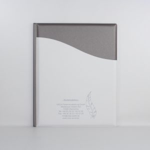 Kondolenzmappe A4 - Design Welle 3.2 - Feder