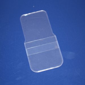 Münztaschen mit Klappe 6 x 6 cm offen