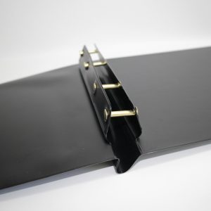 Flexibles Skizzenbuch - Detail 2 Abheftstreifen mit 4-fach Lochung, Variante mit Buchschrauben
