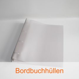 Bordbuchhülle transparent mit Mechanik - Produkt des Monats August 2026