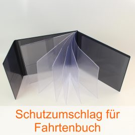 Schutzumschlag für Fahrtenbuch - Produkt des Monats September 2o26